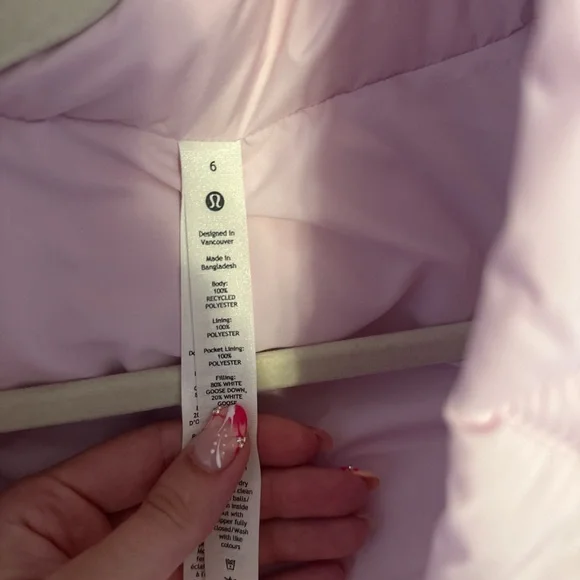 lululemon athletica Light Pink Puffer Jacket - Picture 7 of 10
